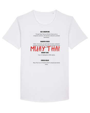 muat thai sharper White