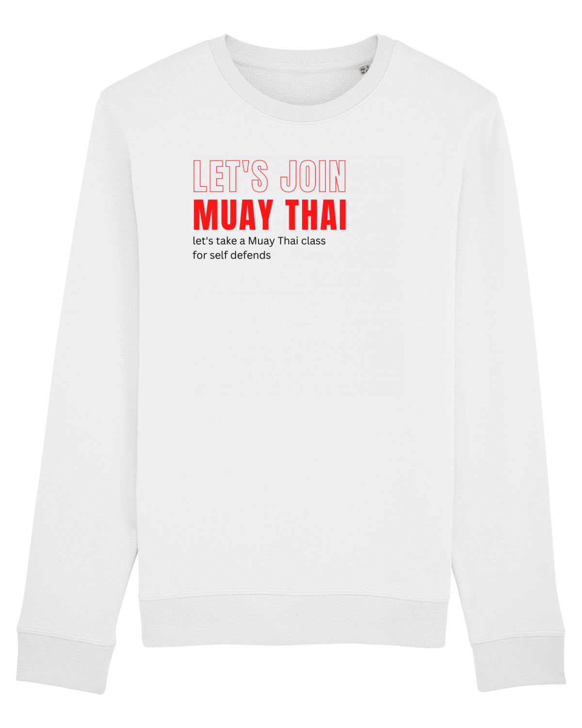 Bluză mânecă lungă Unisex Rise White