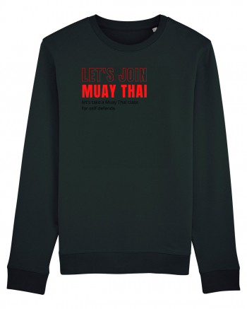 let s join muay thai Black