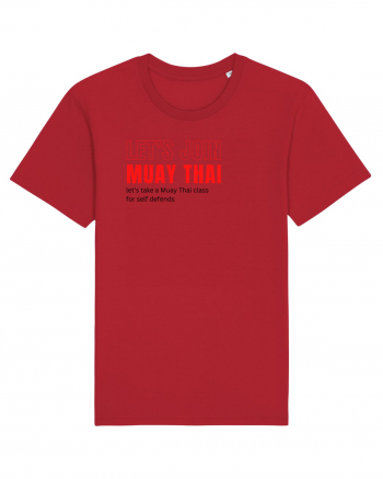 let s join muay thai Red