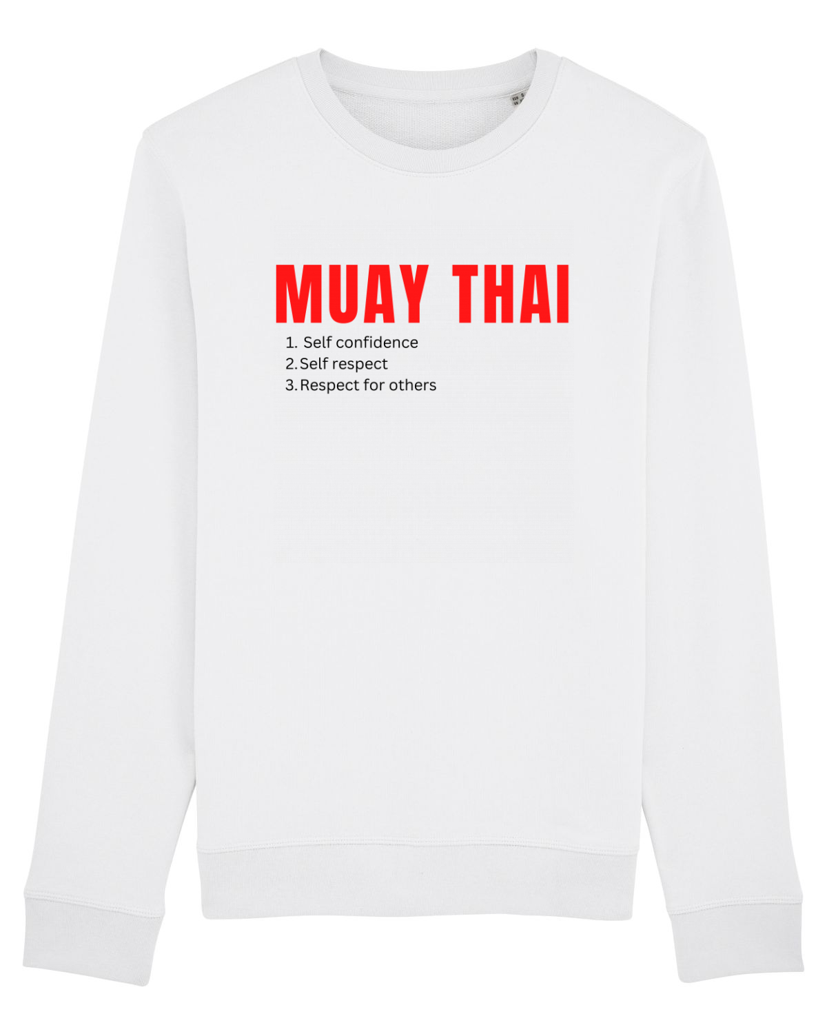 Bluză mânecă lungă Unisex Rise White