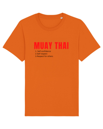 muat thai 1 2 3 Bright Orange