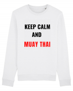 keep kalm and muay thai Bluză mânecă lungă Unisex Rise