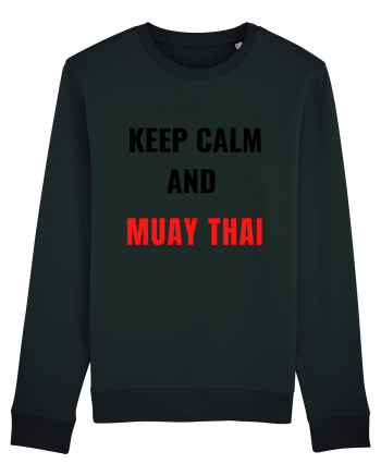 keep kalm and muay thai Black