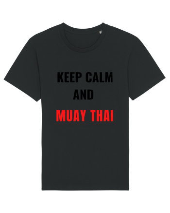 keep kalm and muay thai Black