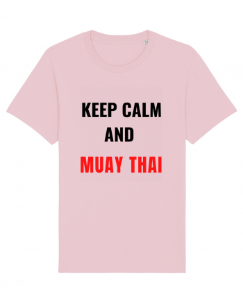 keep kalm and muay thai Cotton Pink