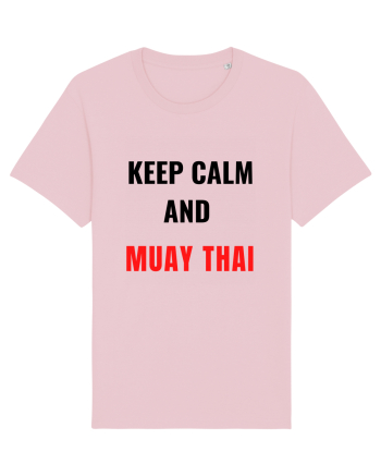 keep kalm and muay thai Cotton Pink