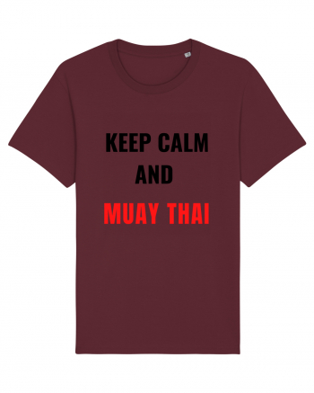 keep kalm and muay thai Burgundy