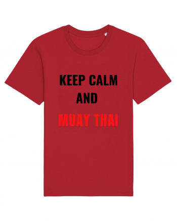 keep kalm and muay thai Red