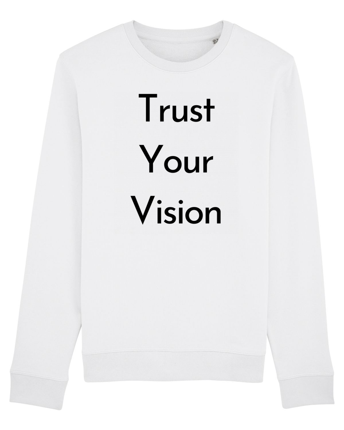 Bluză mânecă lungă Unisex Rise White