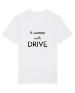 a woman with drive 2 Tricou mânecă scurtă Unisex Rocker