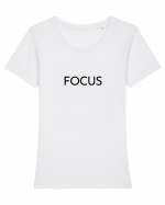 focus Tricou mânecă scurtă guler larg fitted Damă Expresser