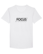 focuss Tricou mânecă scurtă guler larg Bărbat Skater