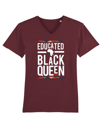 Educated Black Queen Burgundy