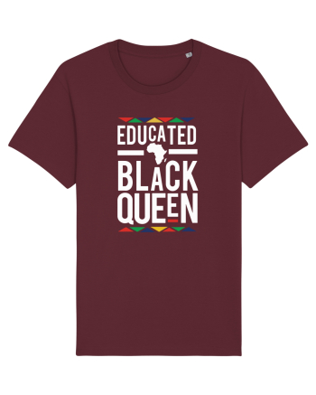 Educated Black Queen Burgundy