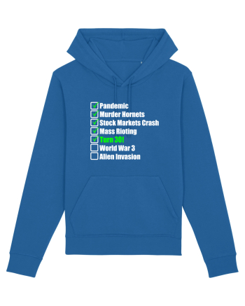 30 Year Old Funny Birthday Checklist Royal Blue