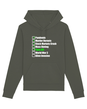 30 Year Old Funny Birthday Checklist Khaki