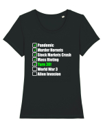 30 Year Old Funny Birthday Checklist Tricou mânecă scurtă guler larg fitted Damă Expresser