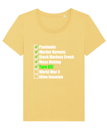 65 Year Old Funny Birthday Checklist Jojoba