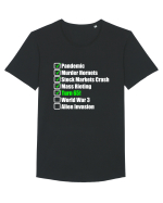65 Year Old Funny Birthday Checklist Tricou mânecă scurtă guler larg Bărbat Skater