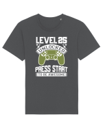 Level 25 Unlocked Press Start To Be Awesome Tricou mânecă scurtă Unisex Rocker