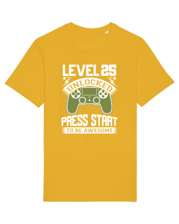 Level 25 Unlocked Press Start To Be Awesome Spectra Yellow