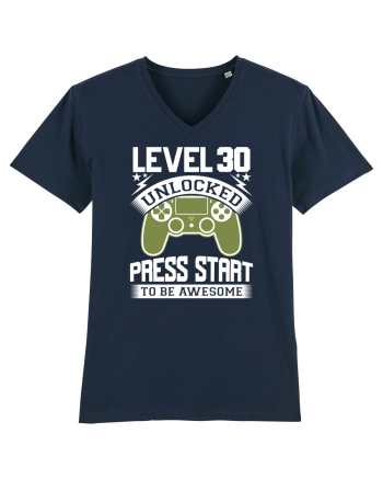 Level 30 Unlocked Press Start To Be Awesome French Navy