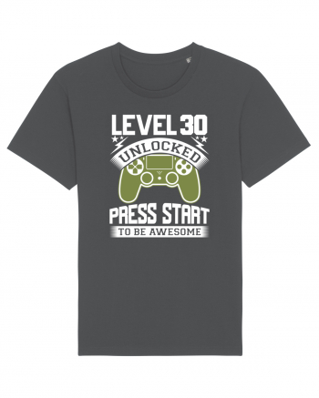 Level 30 Unlocked Press Start To Be Awesome Anthracite