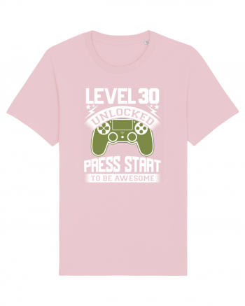 Level 30 Unlocked Press Start To Be Awesome Cotton Pink