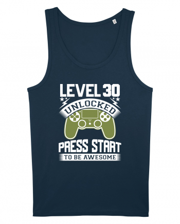 Level 30 Unlocked Press Start To Be Awesome Navy