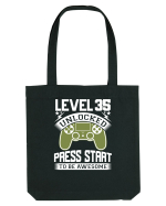 Level 35 Unlocked Press Start To Be Awesome Sacoșă textilă