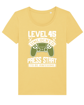 Level 45 Unlocked Press Start To Be Awesome Jojoba