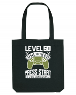 Level 50 Unlocked Press Start To Be Awesome Sacoșă textilă