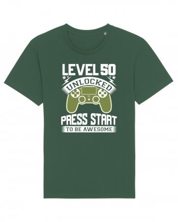 Level 50 Unlocked Press Start To Be Awesome Bottle Green
