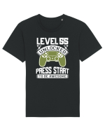 Level 55 Unlocked Press Start To Be Awesome Tricou mânecă scurtă Unisex Rocker