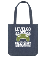 Level 60 Unlocked Press Start To Be Awesome Sacoșă textilă