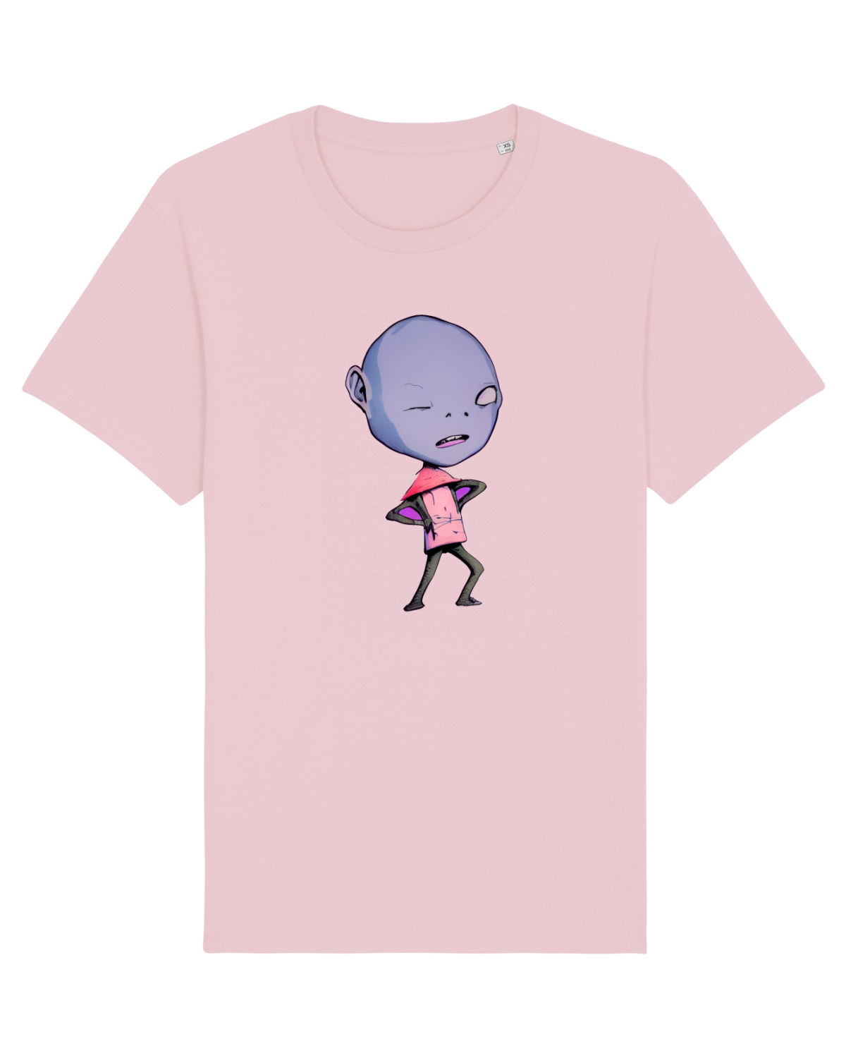 Tricou mânecă scurtă Unisex Rocker Cotton Pink