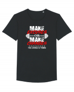 Make excuses or make changes Tricou mânecă scurtă guler larg Bărbat Skater