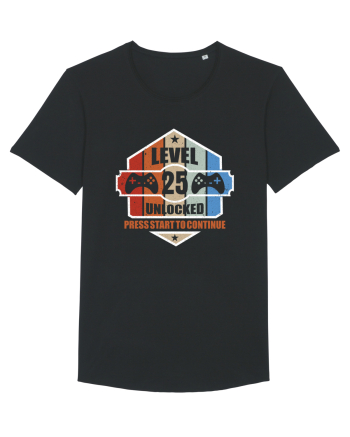 Level 25 Unlocked Press Start To Continue Black