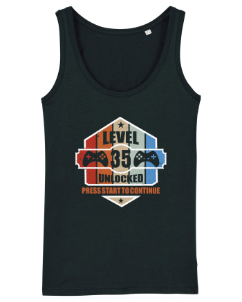 Level 35 Unlocked Press Start To Continue Black