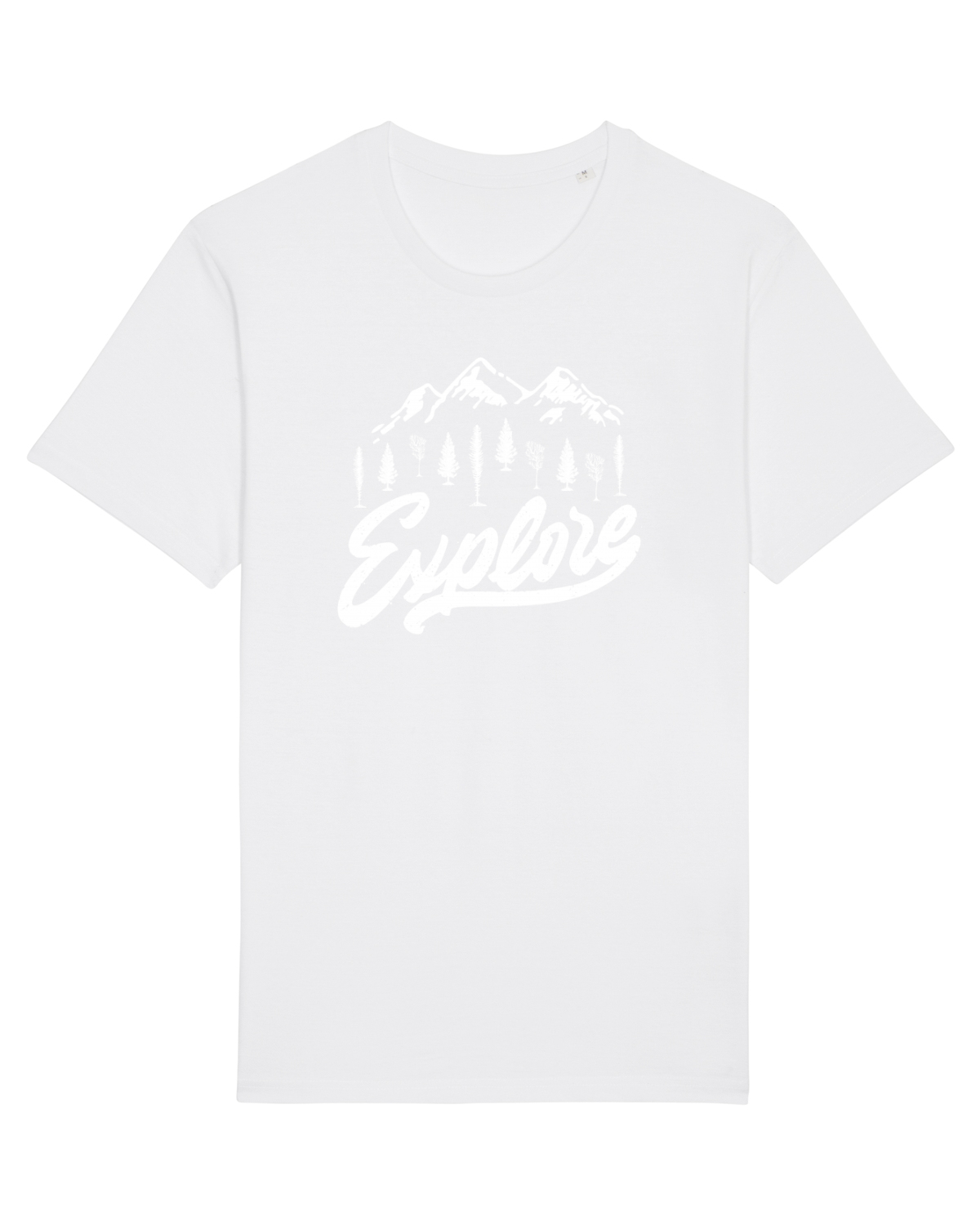 Tricou mânecă scurtă Unisex Rocker White