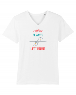 Prietenul la nevoie se cunoaște Tricou mânecă scurtă guler V Bărbat Presenter