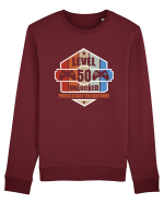 Level 50 Unlocked Press Start To Continue Bluză mânecă lungă Unisex Rise