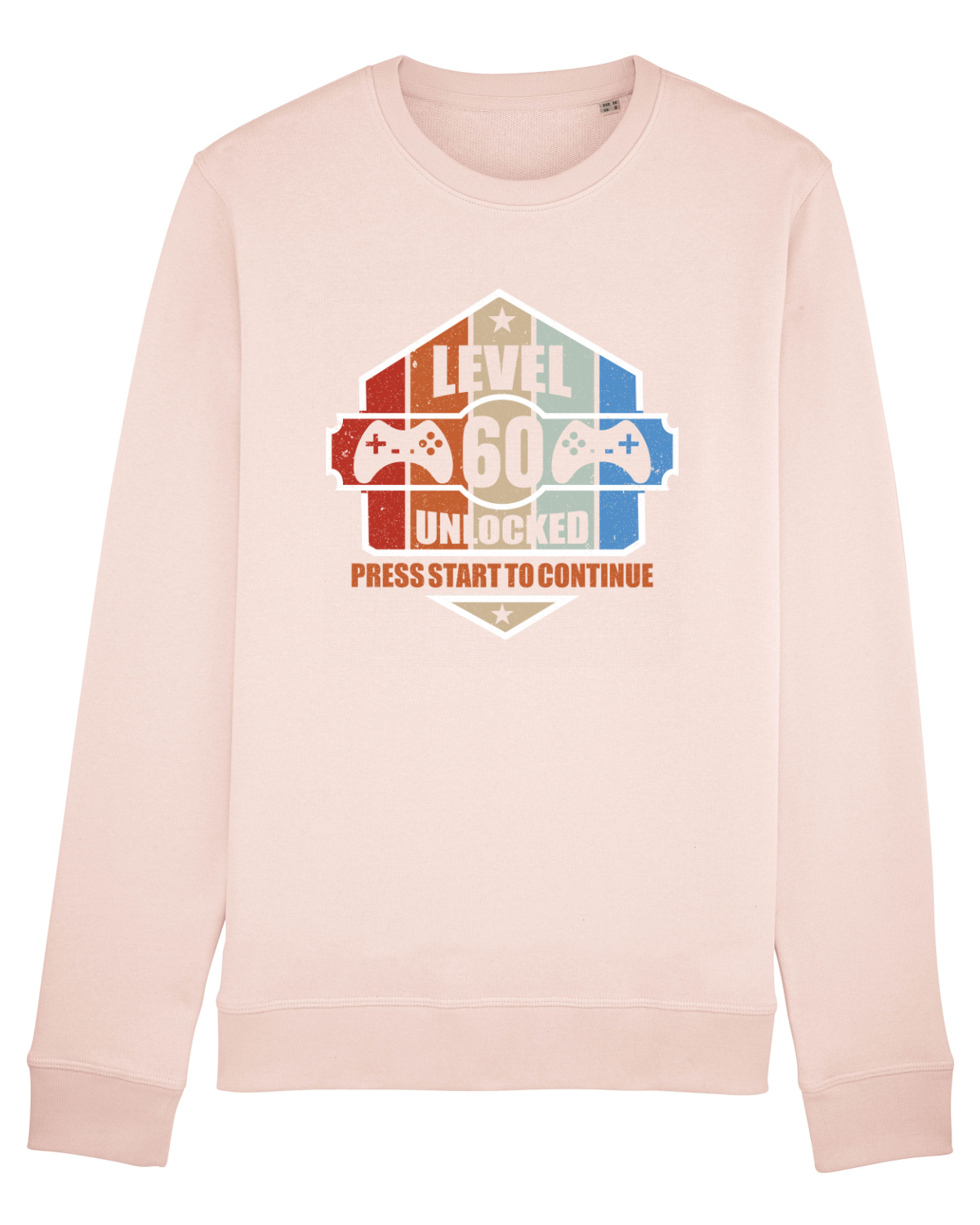 Bluză mânecă lungă Unisex Rise Candy Pink