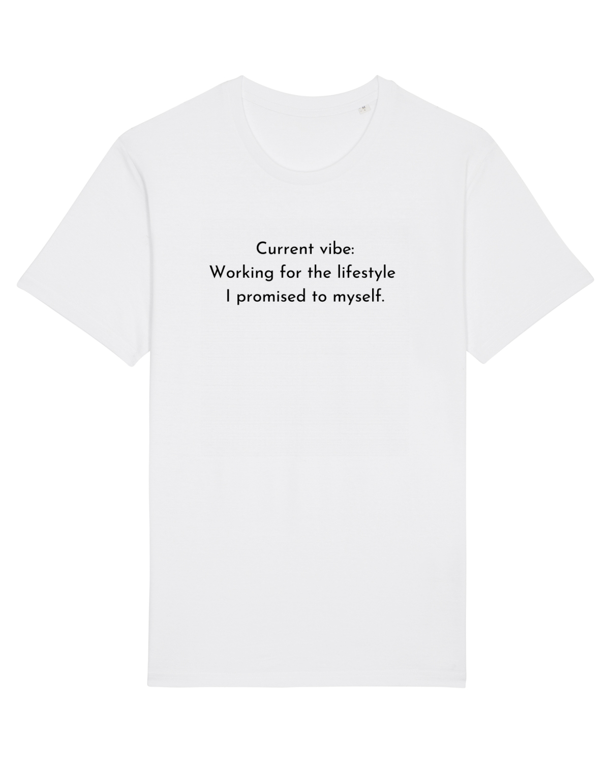Tricou mânecă scurtă Unisex Rocker White