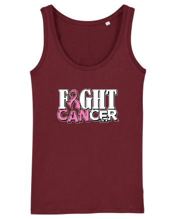 Fight Cancer Burgundy