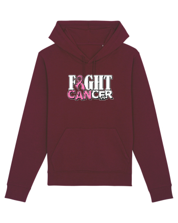 Fight Cancer Burgundy