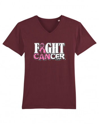 Fight Cancer Burgundy