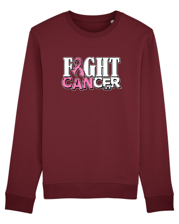 Fight Cancer Burgundy
