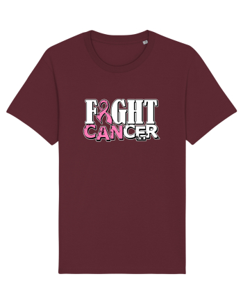 Fight Cancer Burgundy